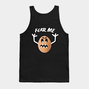 Funny Creepy Halloween Egg Monster Tank Top